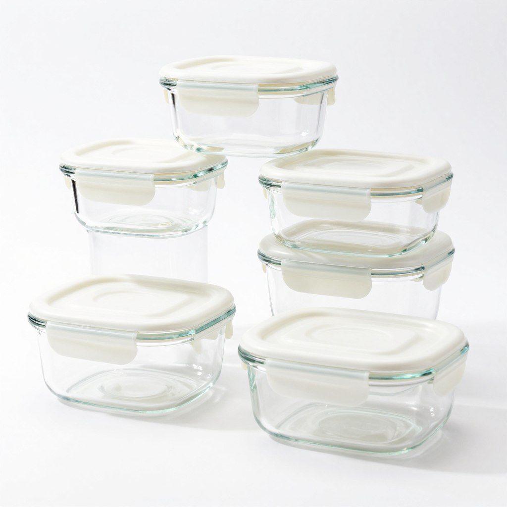Kit de Potes Herméticos de Vidro Recomendado