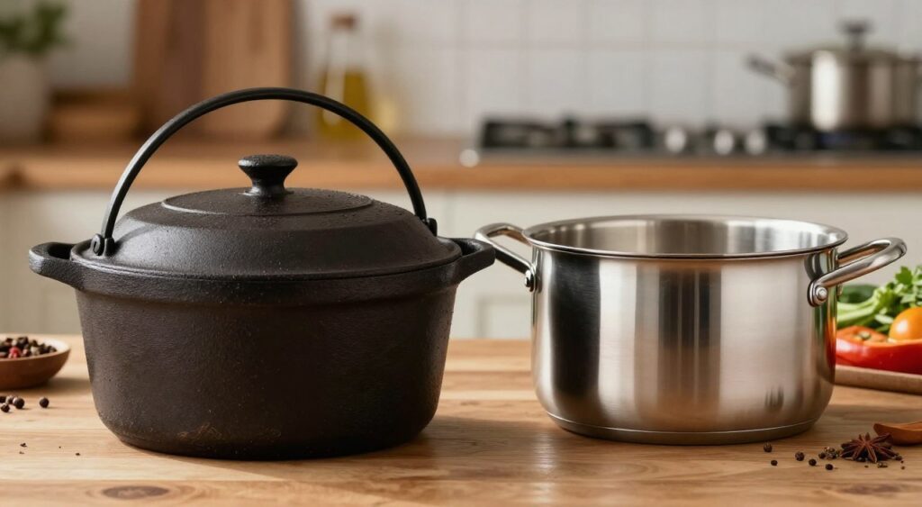 Panela de ferro ou inox: qual oferece maior durabilidade?